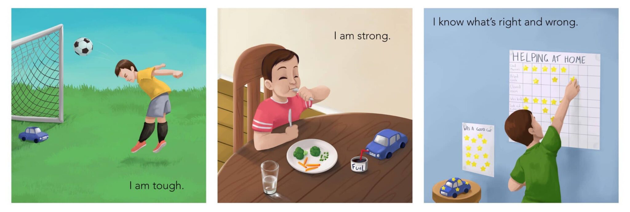 Growth mindset kindergarten resource: Who I Am children's book affirmations