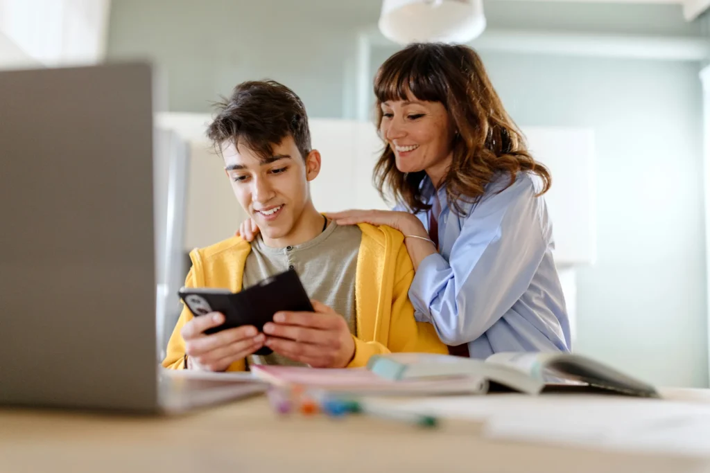 mom-helps-son-study